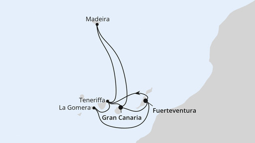 Kanarische Inselwelt mit Madeira